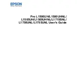 Epson Pro L1500UH User Manual preview