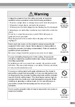 Preview for 3 page of Epson Projector Safety Instructions