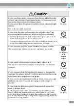 Preview for 7 page of Epson Projector Safety Instructions