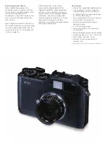 Preview for 3 page of Epson r-d1 - Rangefinder Digital Camera Brochure & Specs