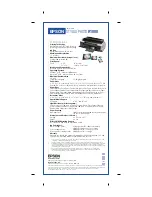 Preview for 2 page of Epson R1800 - Stylus Photo Color Inkjet Printer Specifications