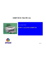 Предварительный просмотр 1 страницы Epson R200 - Stylus Photo Color Inkjet Printer Service Manual