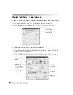 Preview for 28 page of Epson R2400 - Stylus Photo Color Inkjet Printer User Manual