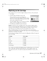 Preview for 48 page of Epson R340 - Stylus Photo Color Inkjet Printer Printer Basics Manual