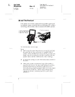 Preview for 4 page of Epson R4CB56 User Manual