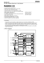 Preview for 5 page of Epson RA8804 CE Applications Manual