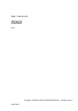 Preview for 3 page of Epson RC420 Manual