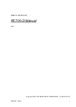 Preview for 3 page of Epson RC700-D Manual