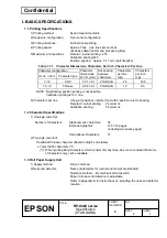 Preview for 9 page of Epson RP-U420 Series Specification