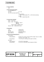 Preview for 15 page of Epson RP-U420 Series Specification