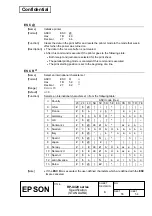 Preview for 62 page of Epson RP-U420 Series Specification