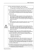 Preview for 27 page of Epson RT3B-401SS Safety Manual