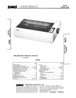 Preview for 10 page of Epson RX-80 - Impact Printer Technical Service Data