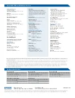 Preview for 6 page of Epson RX580 - Stylus Photo Color Inkjet Specification Sheet