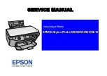 Epson RX595 - Stylus Photo Color Inkjet Service Manual предпросмотр