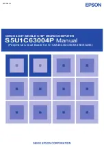 Preview for 1 page of Epson S 1C63 Series Manual