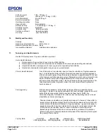 Preview for 3 page of Epson S050192 Product Information Sheet