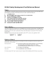 Preview for 3 page of Epson S1C62 Family Reference Manual