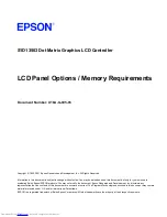 Preview for 257 page of Epson S1D13503 Series Technical Manual