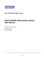 Preview for 1 page of Epson S1D13743 User Manual