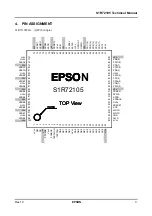 Preview for 9 page of Epson S1R72105 Technical Manual