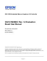 Epson S5U13700B00C User Manual предпросмотр