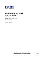 Epson S5U13781R00C10M User Manual preview