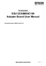 Epson S5U13C00M00C100 User Manual предпросмотр