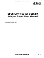 Epson S5U13U00P00C100 USB 2.0 User Manual preview