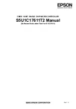 Предварительный просмотр 1 страницы Epson S5U1C17611T2 Manual