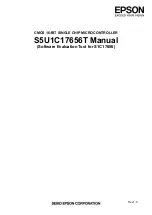 Предварительный просмотр 1 страницы Epson S5U1C17656T Manual