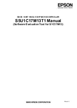 Epson S5U1C17M13T1 Manual предпросмотр