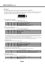 Preview for 6 page of Epson S5U1C33001H Manual