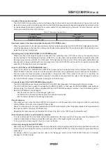 Preview for 21 page of Epson S5U1C33001H Manual