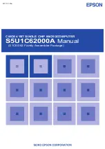 Preview for 1 page of Epson S5U1C62000A Manual