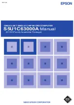 Preview for 1 page of Epson S5U1C63000A User Manual