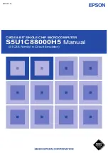 Preview for 1 page of Epson S5U1C88000H5 Manual