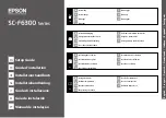 Epson SC-F6300 Series Setup Manual preview