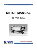 Epson SC-F7200 Series Setup Manual preview