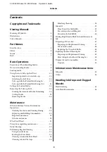 Preview for 3 page of Epson SC-F9400 Series Operator'S Manual