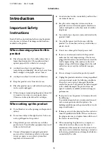 Preview for 5 page of Epson SC-p400 series User Manual