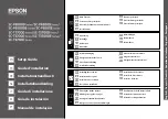 Epson SC-P6500D Series Setup Manual preview