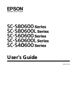 Epson SC-S40600 Series User Manual preview