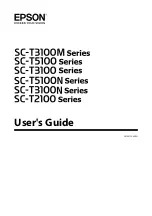 Preview for 1 page of Epson SC-T2100 Series User Manual