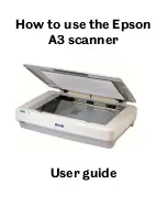 Epson Scanner A3 User Manual preview
