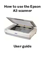 Предварительный просмотр 1 страницы Epson Scanner A3 User Manual