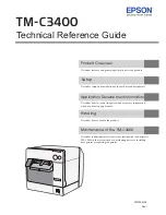Epson SecurColor TM-C3400 Reference Manual preview