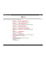 Preview for 4 page of Epson Series
Perfection 1240U Series Service Manual