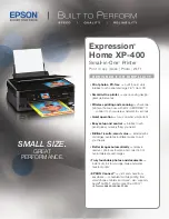 Epson Small-in-One XP-400 Specifications preview