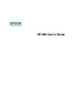 Preview for 1 page of Epson Small-in-One XP-400 User Manual